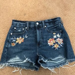 American Eagle Shorts with Flower Design
